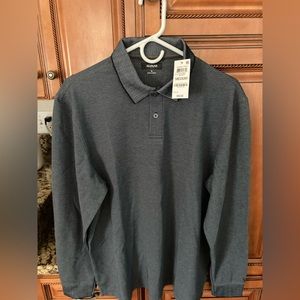 Alfani long sleeve collared shirt